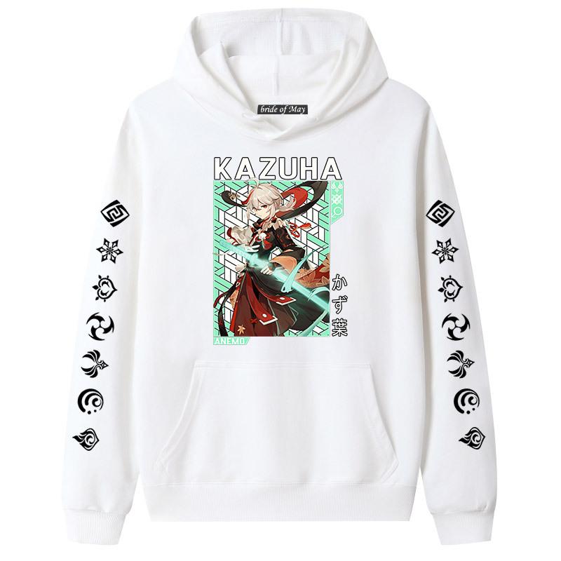 Genshin Impact Mobile Tour Character Maple Yuanwanye hettegenser Langermet genser for menn og kvinner Par Mote Topp fortykket