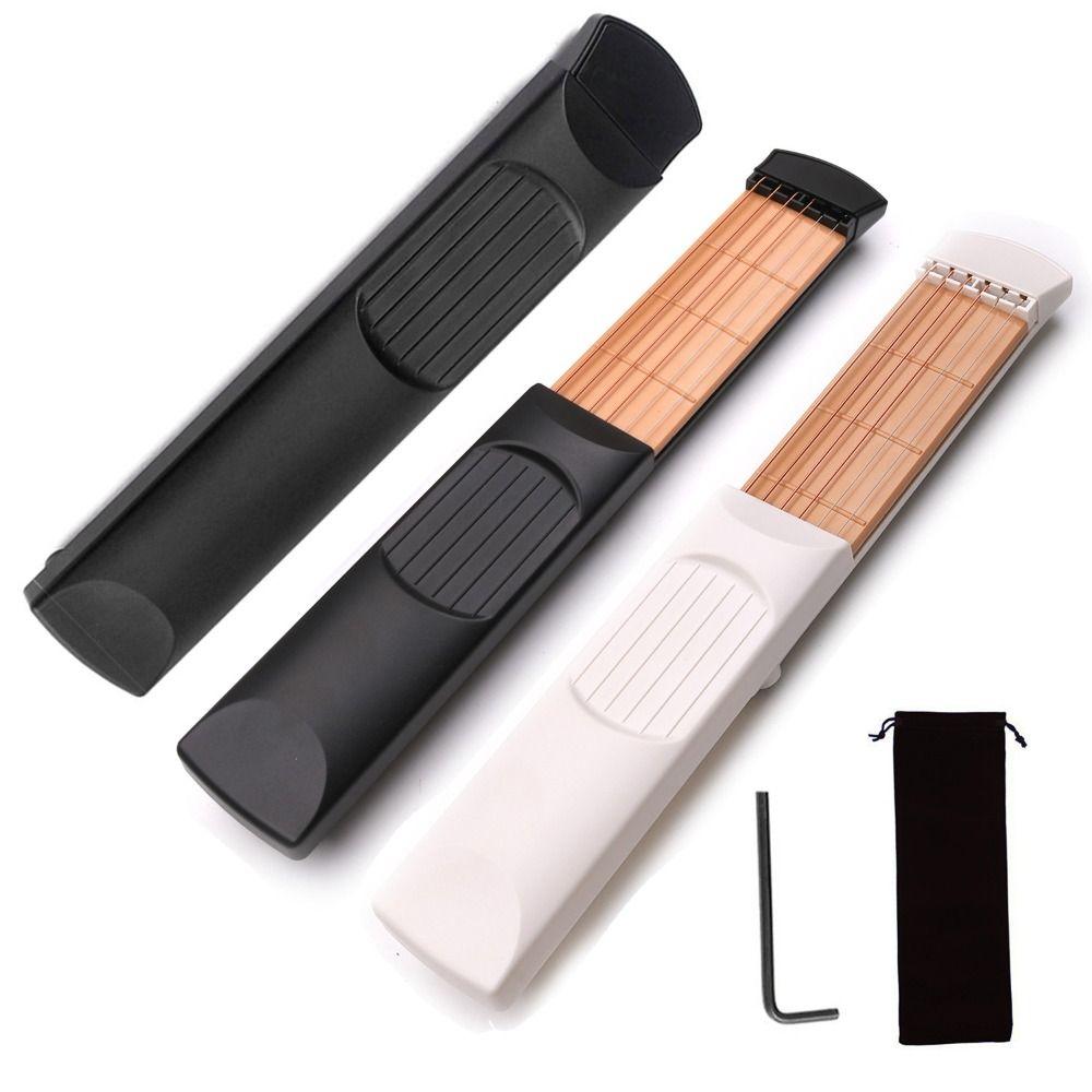 1 Set 4/6 Frets Guitar Chord Trainer 6 String Neck Chord Trainer Pocket Guitar Guitar Trainer