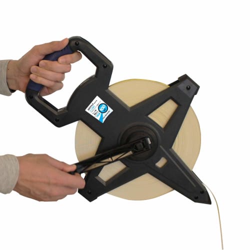 Bigman Reel-Type Measuring Tape, 3x Speed, 100m, BLM-100