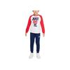 Kids Casual Long Sleeve T-Shirt And Long Pants Sports Set Kids Sets White Space-Blue DQ3896-492