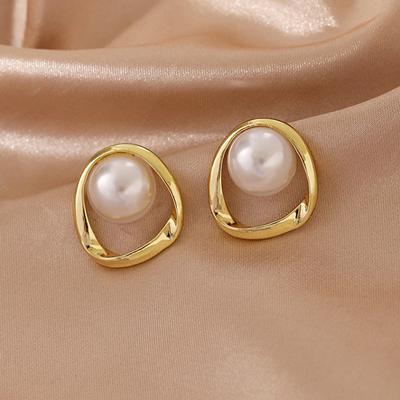 Pearl Earrings 2022 For Women Irregular Women Jewelry Earing  Korean Delicate Pearl Woman  Earrings