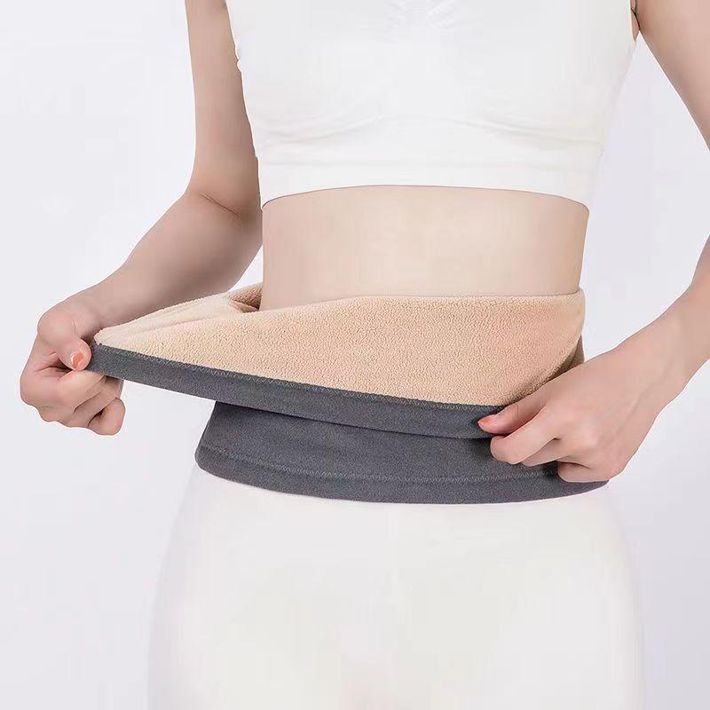 

Soft Waist Warmer With Full Velvet Thickening Abdominal Stomach Protector Wrap Band For Keep Stomach Warm And Lower Back Warmth XXL