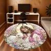 1pc Jesus Shepherd Lamb Round Chair mat office Area Rug - Non-Slip, Floor Mat for Office, Bedroom, Ideal home decor gift c0112106