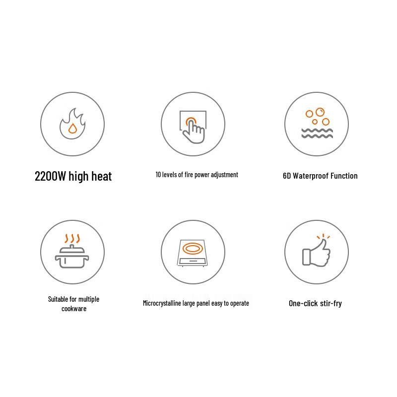 Joyoung 2200W Touch Control Induction Cooker CN Plug (adapter Included)