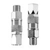 2Piece 1/4Inch Steel Rotating Joint Airless Sprayings Guns Adapter 360Degree Swivels Connectors For Compatibility Tool