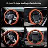 38cm Steering Wheel Cover Nappa Leather Anti Slip Wheel Protector Cover For Toyota Camry CHR Corolla Rav4 Yaris Prado 120 150 FJ