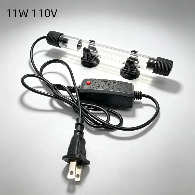 Aquarium UV Sterilizer Light USB Powered Bacteria Killing Algae Removal Light for Home Desktop Mini Fish Tank Use
