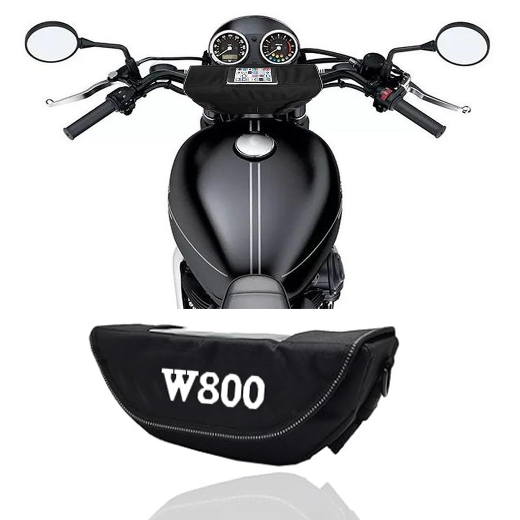 BOFOMTTL2333 Motorcycle Bag W800 for Meguro K3 New Model Handlebar Waterproof Storage Bag for Travel Tool Portable Waterproof Tool Storage Bag (2025,