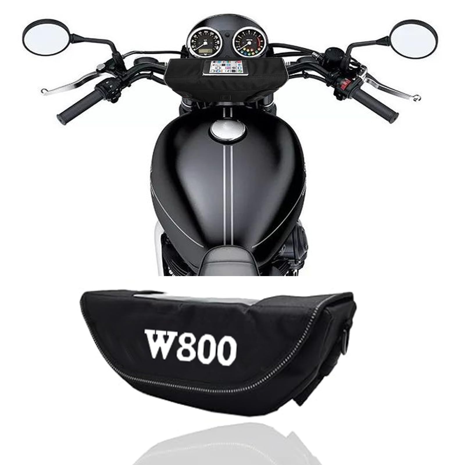 

BOFOMTTL2333 Motorcycle Bag W800 for Meguro K3 New Model Handlebar Waterproof Storage Bag for Travel Tool Portable Waterproof Tool Storage Bag (2025,