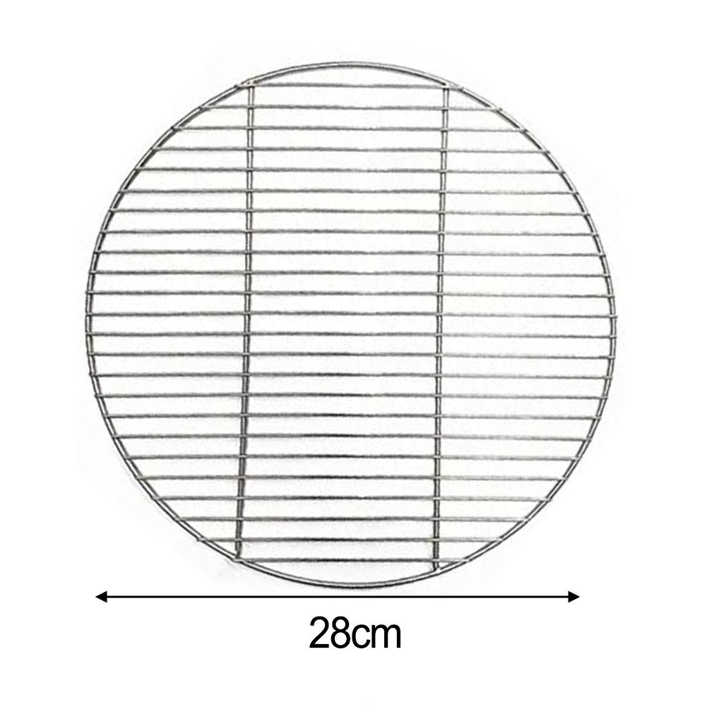 1 Pcs Versatile Round Stainless Steel BBQ Grill Grate Stainless Steel 304 Round BBQ Charcoal Grate Barbecue Grill