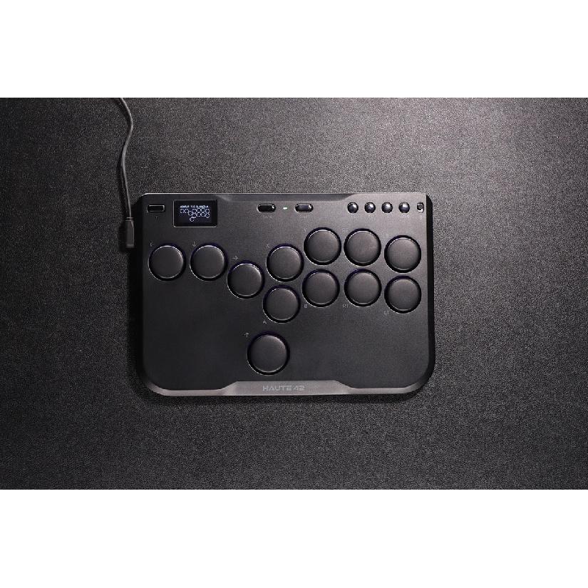 Haute42 Arcade Joystick Hitbox Leverless Controller Fight Sticks For PC / Ps4 /Switch Mini Hitbox Fighting Game Arcade Stick