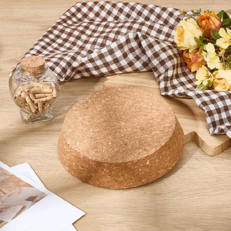 2Pcs Cork Bottle Stoppers Tapered Cork Plugs Cork Canning Jar Lids Wood Tapered Cork Plugs Wooden Home Brewing