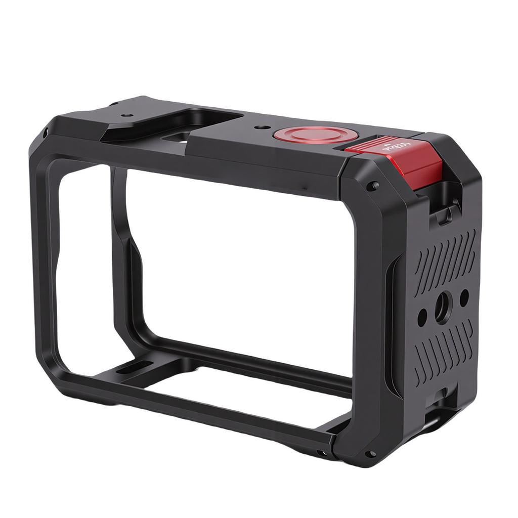 Metal Cage Fit for DJI Action 6 Camera Aluminum Alloy Action Camera Protective Expansion Frame with 1 4 Inch Thread and