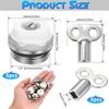 5 pcs Radiator Exhaust Valves with 5 Exhaust Keys for Manual Exhaust