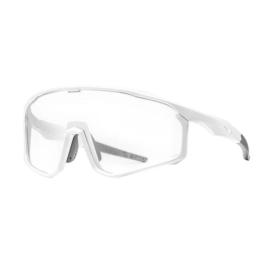 Photochromic Polarized Cycling Glasses, UV Protection Windproof Sports Sunglasses, Lightweight Men Women Safety Eyewear for Mountain Bike Running