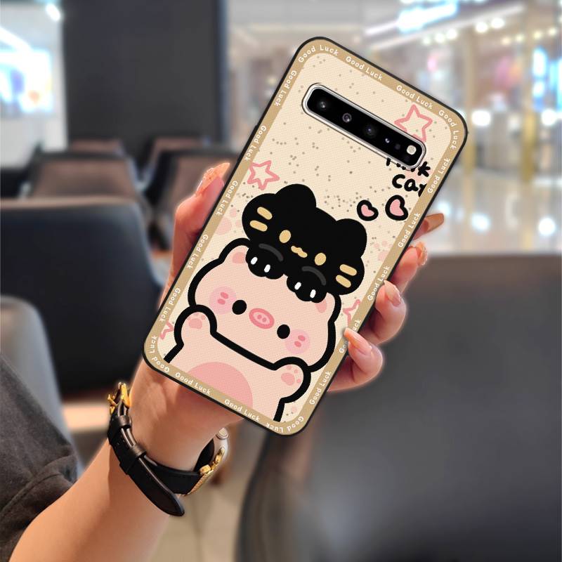 

Мультяшний Милий Чохол для Телефону Для Samsung Galaxy S10 5G/SM-G977N Захисний Брудостійкий Водонепроникний Графіті Пилозахисний ТПУ Samsung Galaxy S10 5G/SM-