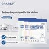 GRAREY V3.0 Large Capacity Drawstring Kitchen Trash Bags (3 Rolls)