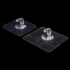 5Pcs Super Glue Hook Transparent Strong Self Adhesive Wall Hangers For Kitchen