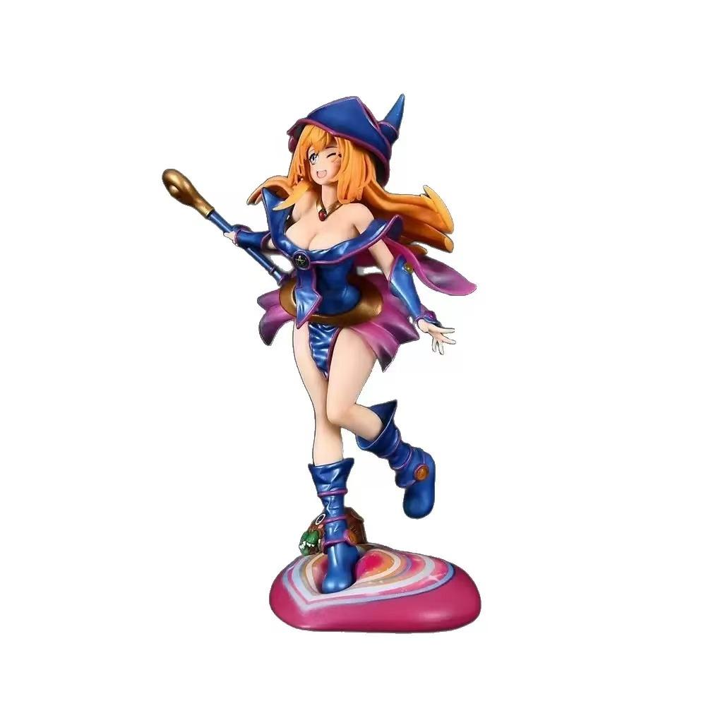 Anime GK Figure Dark Game Returns Yu-Gi-Oh Duel Monster Black Magic Girl Desk Decoration Collectable Figure Toy Gift