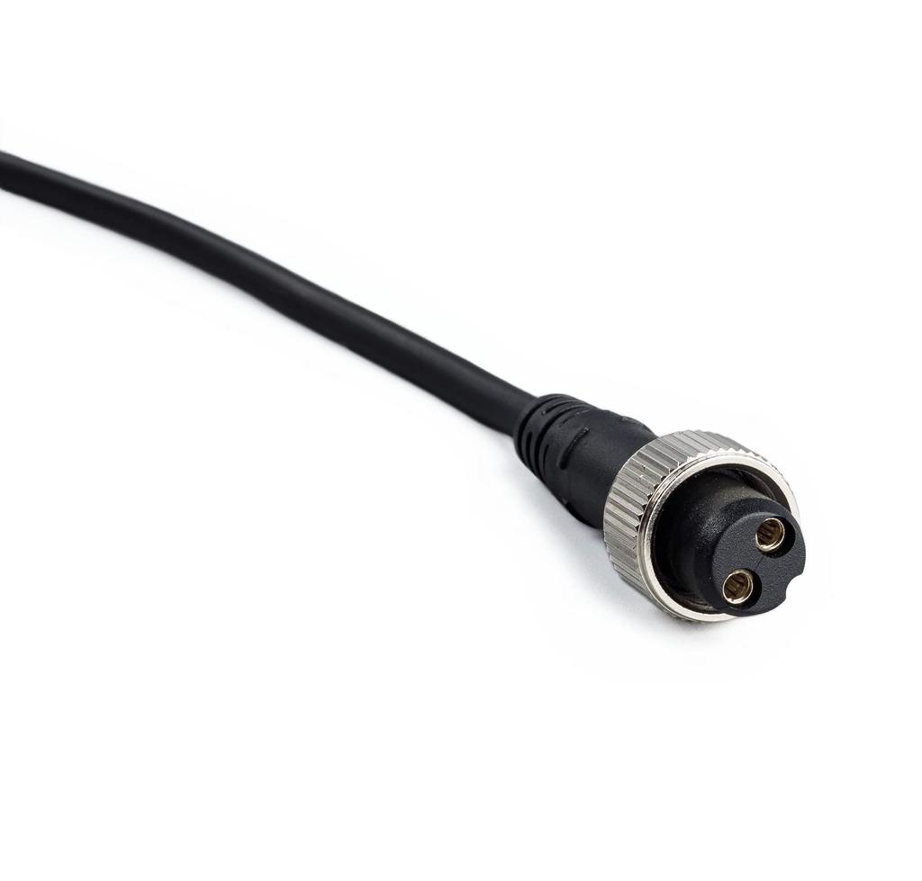 SHEAWA 3m Power Cord for Electric Compatible with Replacement Accessory 2-core Shimano/Daiwa Reels, 2-pin Reels,