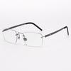 Summer Rimless Titanium Alloy Glasses: High-End Retro Light Luxury Unisex Frames