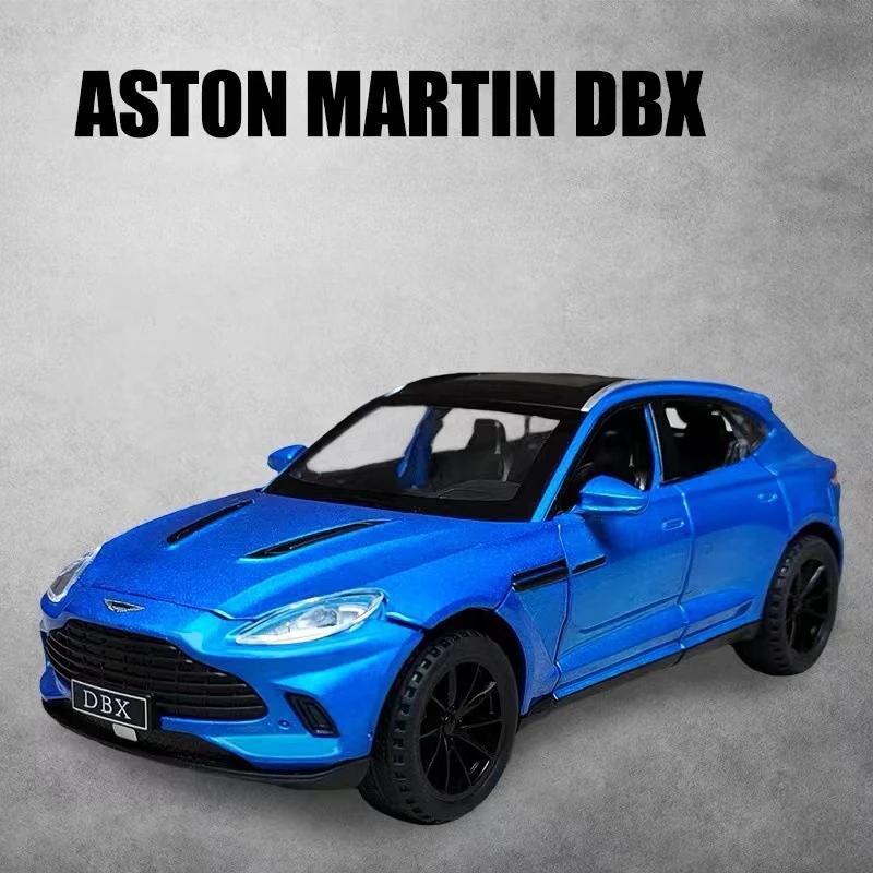 Литая модель автомобиля 1/32 Aston Martin DBX со звуком и светом, коллекционная миниатюрная детская машинка для мальчиков, игрушка в подарок на день рождения