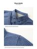 Men's Winter Wool-Feel Sweater: Skin-Friendly, Fleece-Lined, Faux Thickened, Shirt Collar, Knitted Base Layer