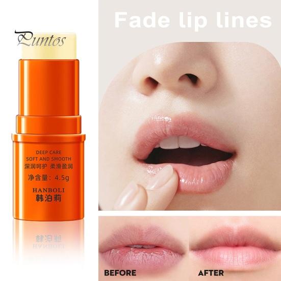 4.5g óleo de cavalo bálsamo labial hidratante cuidados suaves clareia linhas bálsamo labial acessórios femininos