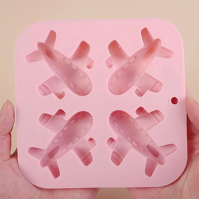 Flugzeug Silikonform Zum Backen Flugzeug Schokolade Süßigkeiten Seife Wachsmalstift Eiswürfelform Kuchen Dekoration Cupcake Topper Backwerkzeuge