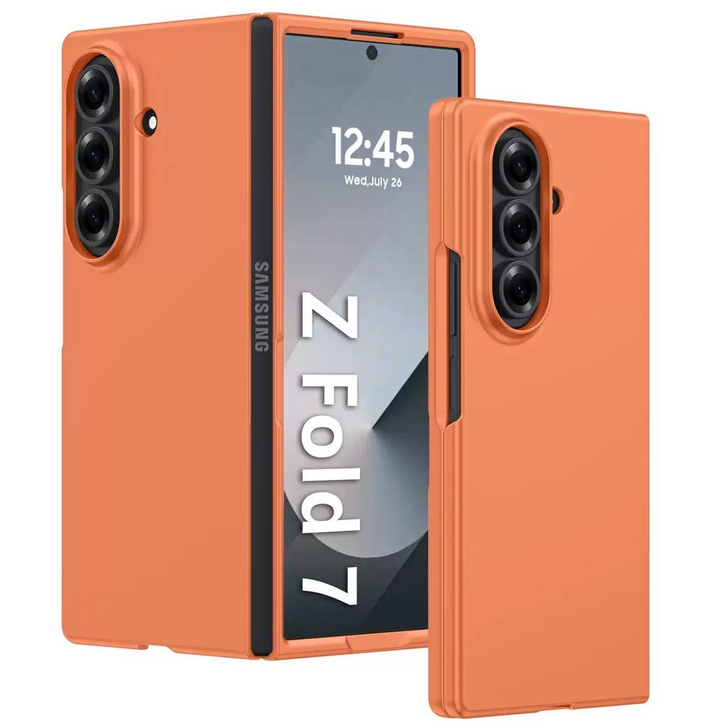New Arrivals Candy Color Tempered Film Integrated Full Protection PC Shockproof Phone Case for Samsung Z Fold 7 6 5 4