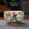 150ml Ru Kiln Cracked Glaze Teacup Aesthetic Tea Bowl Tea Pair Tea-tasting Personal Cup Jianzhan Master Cups Cha Supplies Craft