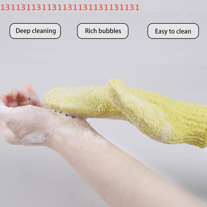 Peeling Körpermassage Schwamm Badehandschuhe Haut Bad Dusche Waschlappen Duschschrubber Rückenpeeling Feuchtigkeitsspendende Spa Hauthandschuhe