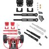 1 Satz Befestigungsplatten-Befestigungssatz Mn82 Metall Auf Hinterachse Blattfeder Modifizierte Stange Für 1/12 Mn82S 82Pro Lc79 Rc Auto Upgrade Teil