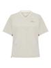 EIDER On The Rock Women'S Woven Short Sleeve V-Neck T-Shirt_Cream Beige