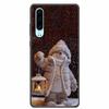 Christmas Phone Cases For Huawei P30 Pro P30 lite Case Black Silicone TPU Soft Cover For Huawei P30 Pro Santa Claus Bumper Funda