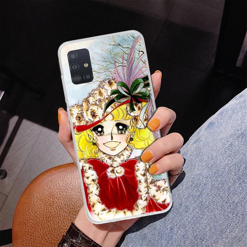 Anime Candy Phone Case For Samsung Galaxy A52 A32 A22 A12 A51 A31 A50S A30S A20S A10S Note 20 Ultra 10 Plus S10 A72 A71 Galaxy A