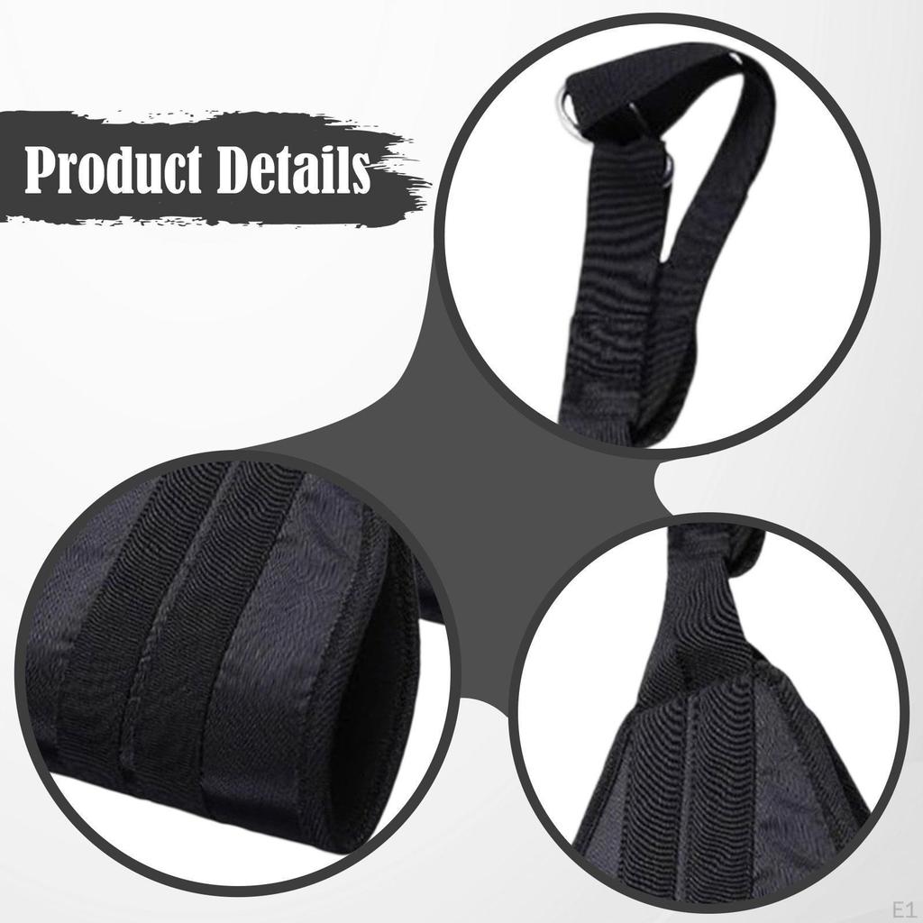 2Pcs Hanging Ab Straps Fitness Chin up Men Women Leg Raiser Belts Abdominal
