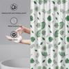 With Hooks Bathroom Curtain Waterproof Bathtub Partition Curtain Creative Window Tulle  Bathroom
