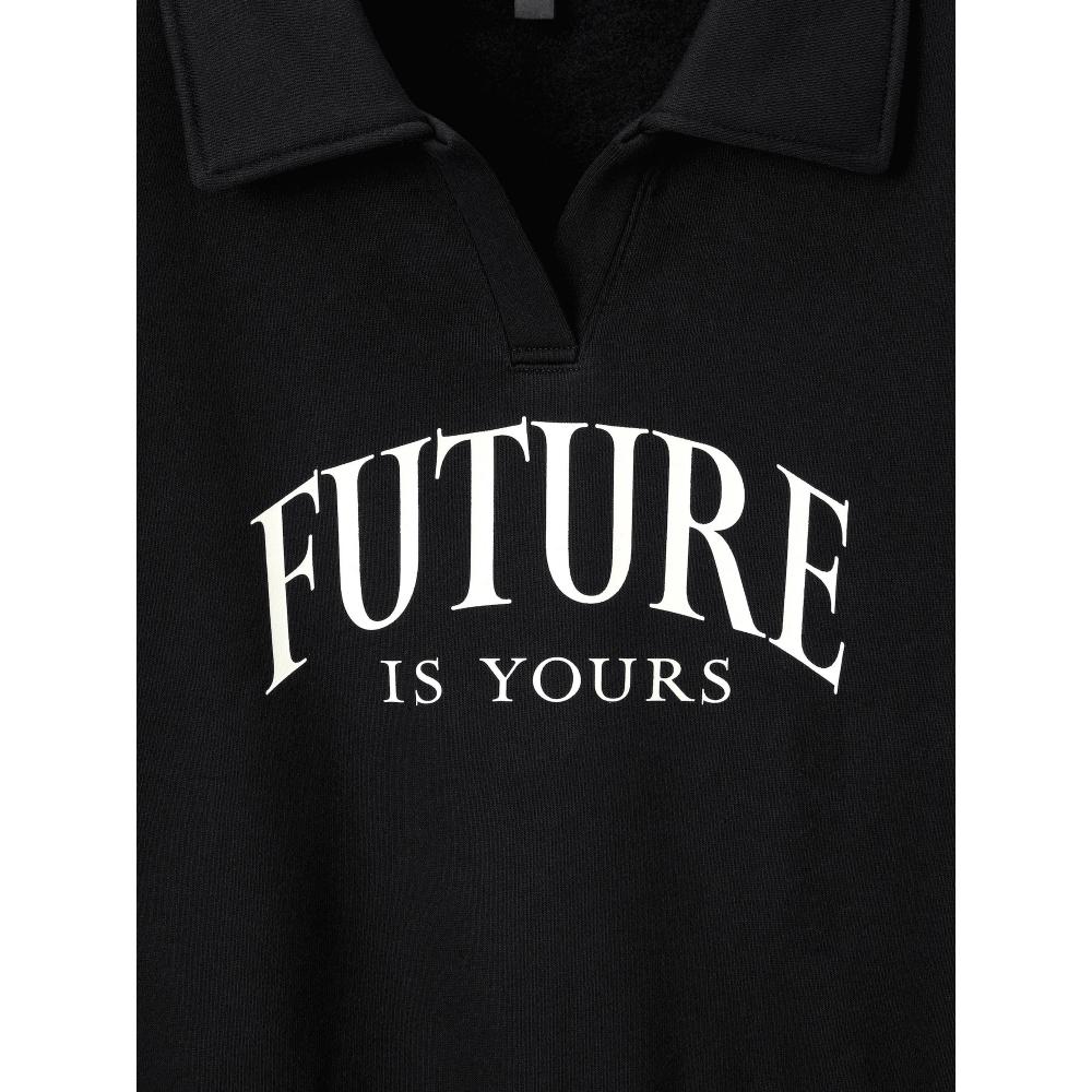 Gu By Uniqlo Girls Heavyweight Sweat Polo Shirt Jr