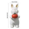Rabbit Statue Collectible Home Decoration Animal Figure Cartoon Rabbit Statue For Bedroom Hallway Desk Shelf Table Bookshelf
