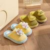 Süße rutschfeste Baumwollhausschuhe für Kinder - Prinzessinnen- & Hasen-Designs, Perfekt für den Innenbereich im Herbst/Winter