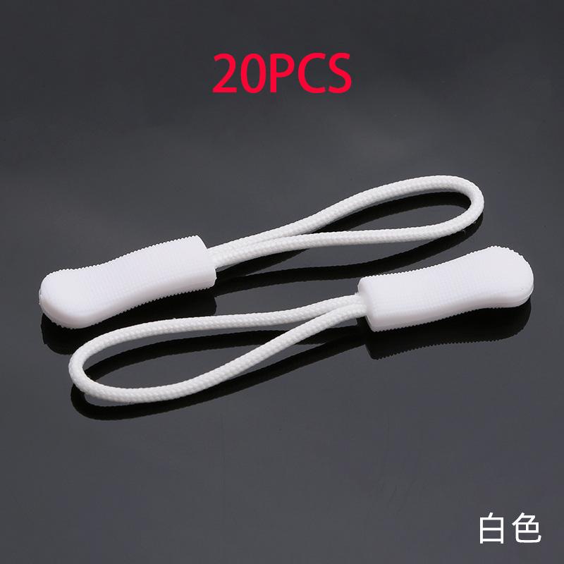 20Pcs Replacement Zipper Pulls Cord Extender for Backpacks Jackets Luggage Purses Handbags