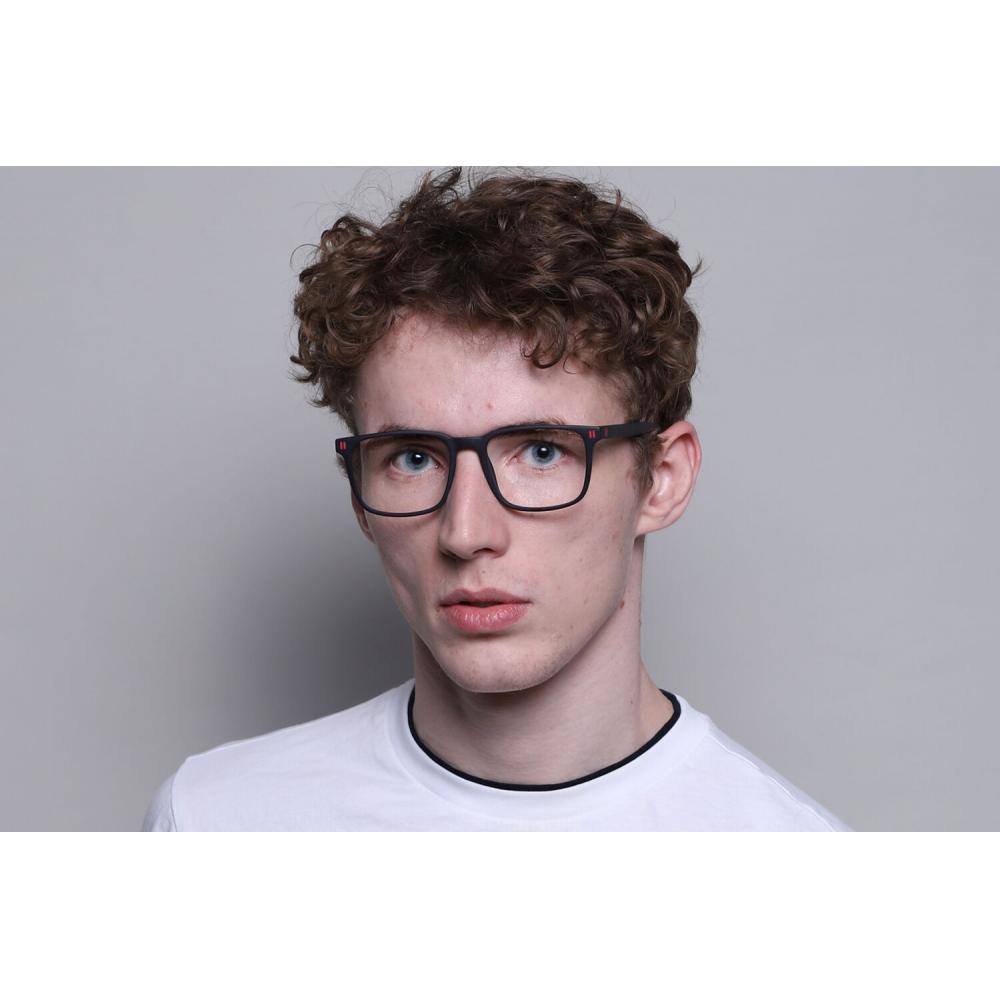 Full Rim Square Black Smartbuy Collection Molave Ac11 Fashion Unisex Eyeglasses