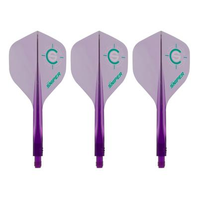 CONDOR Flight Axe 120 Connor Scott Model The Sniper Standard Short Clear Purple