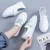 ****** and Autumn new ******* old cloth shoes women's single shoes white shoes comfortable non-slip student shoes waterpro** leather surface