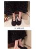 Korean Style Pearl Bow Faux Fur Loafers for Women - Autumn 2025