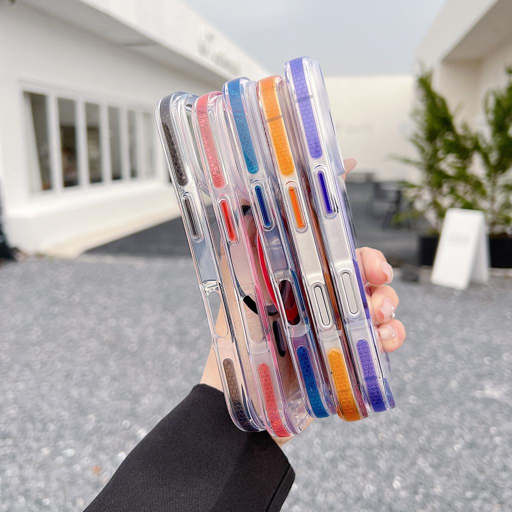 For iPhone 16 Pro Case Compatible with MagSafe Clear TPU Acrylic Phone Back Cover