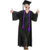 Bcpress 4 Pack Yarn Honor Cord Graduation Cords with Tassel for Graduation Students (Purple)