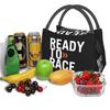 Ready To Race Thermal Insulated Lunch Bag Enduro Cross Motocross Bitumen Bike Life Resuable Lunch Container Storage Food Box