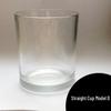 DIY Transparent Glass Candle Holder - Square & Round Windproof Cups for Homemade Scented Candles